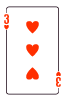 Trois de cœur